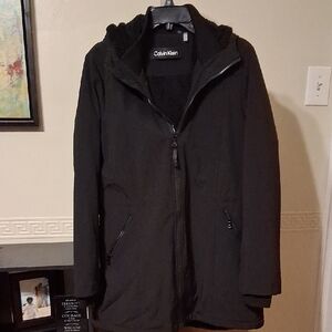 Calvin Klein Charcoal Hooded Jacket